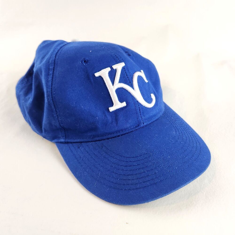 Kansas City Royals KC Hat Cap Blue Adjustable MLB OC Sports Baseball Hook Loop